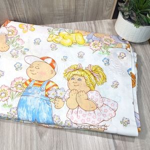 Cabbage Patch Kids Pastels Vintage 80s Flat Top Sheet